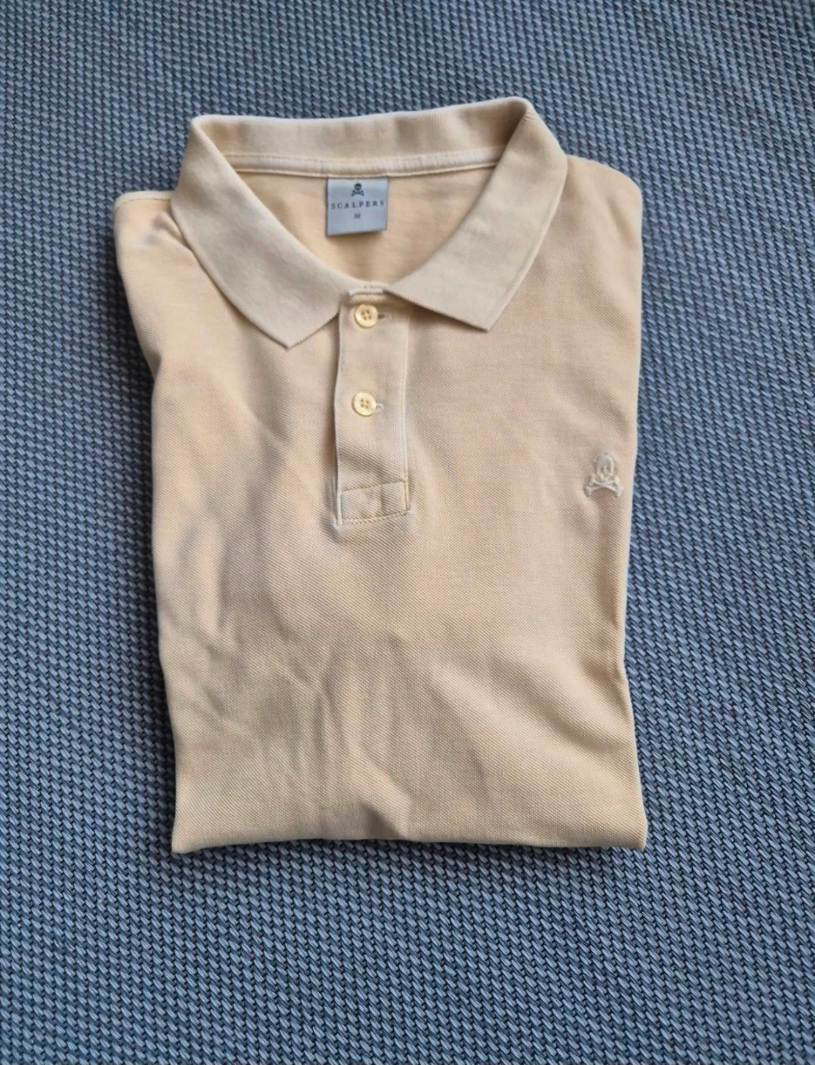Polo amarelo Scalpers. Tamanho M – photo 8